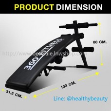 New Sit Up Bench Set เบาะนั่งซิทอัพพร้อมสายแรงต้านและดัมเบล